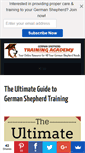 Mobile Screenshot of germanshepherdtrainingacademy.com
